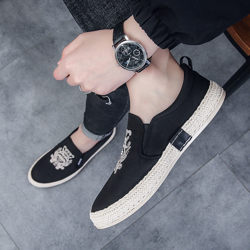 black Breathable shoes for man – Espadrille Slip On recenzja i cena