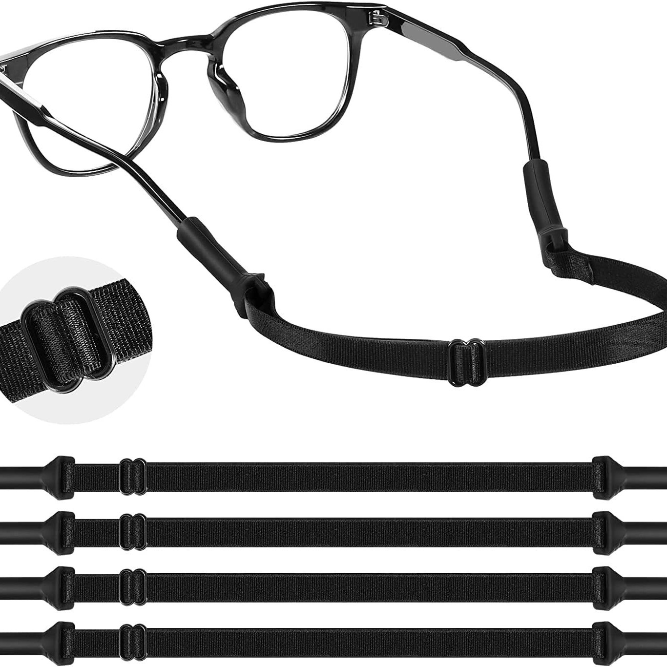 4Pcs Adult Glasses Straps (8.3 – Sunglass Retainer Cord recenzja i cena