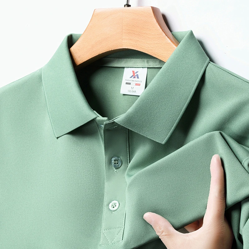Men's Fashion Solid Short Slee – Polo Shirt Pique recenzja i cena