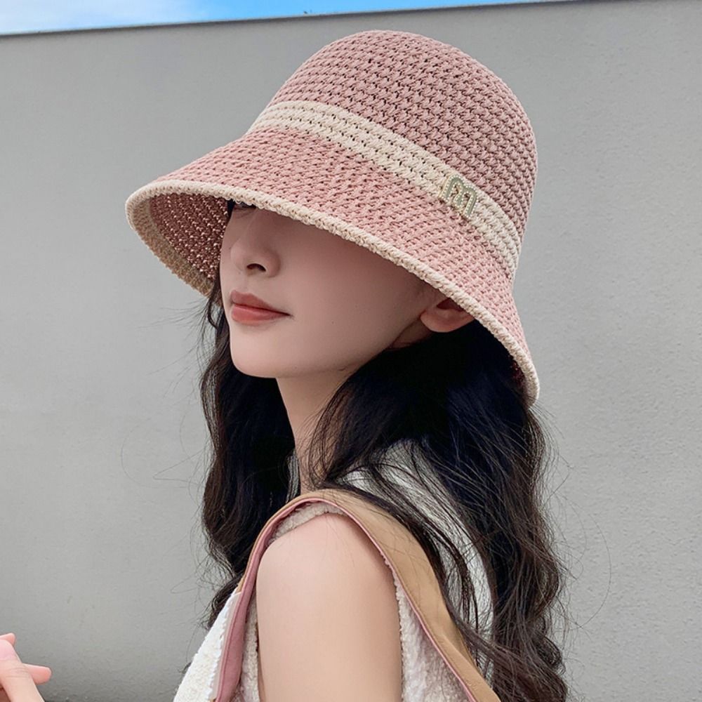 Breathable Elegant Bow Fisherm – Bucket Hat Straw recenzja i cena