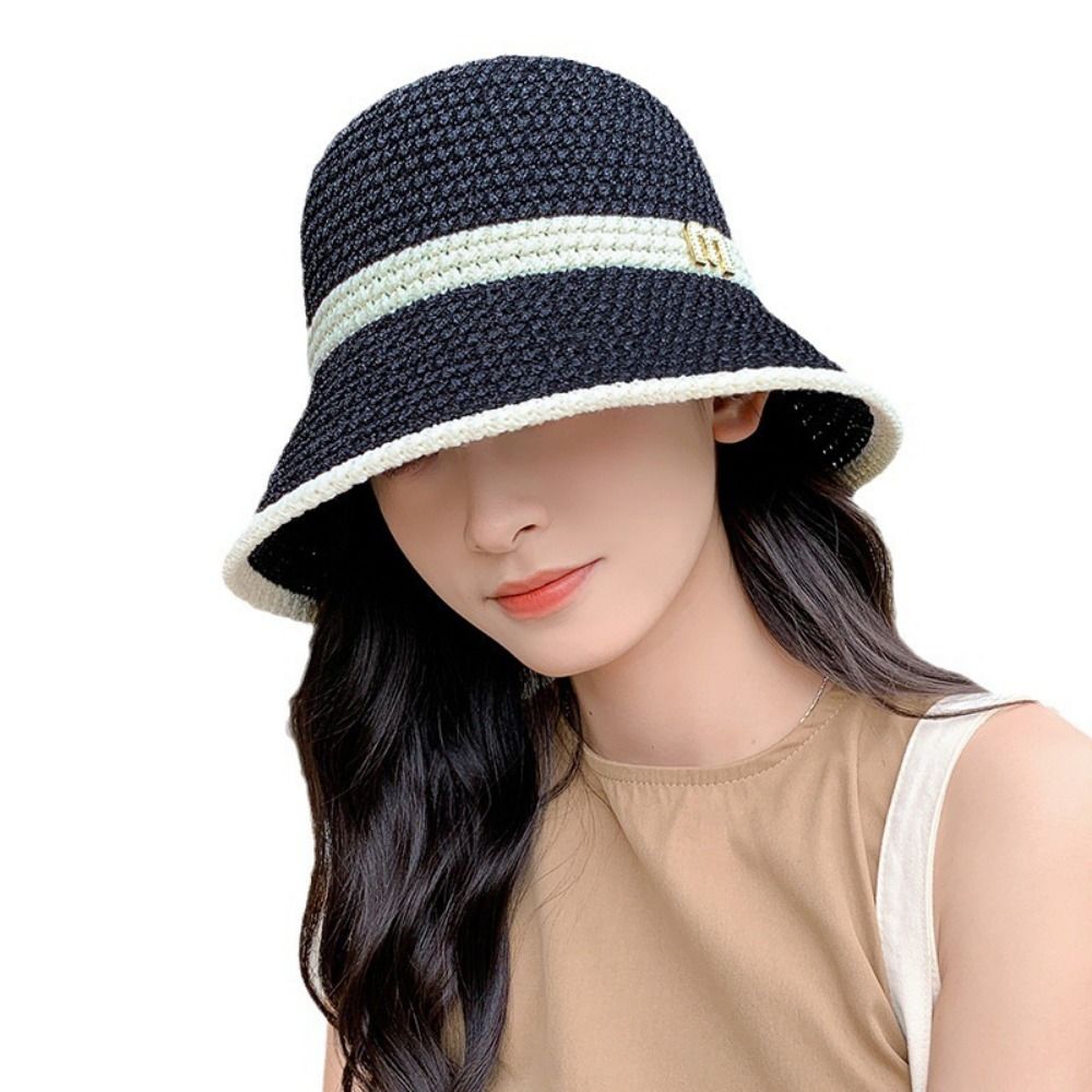 Breathable Elegant Bow Fisherm – Bucket Hat Straw recenzja i cena