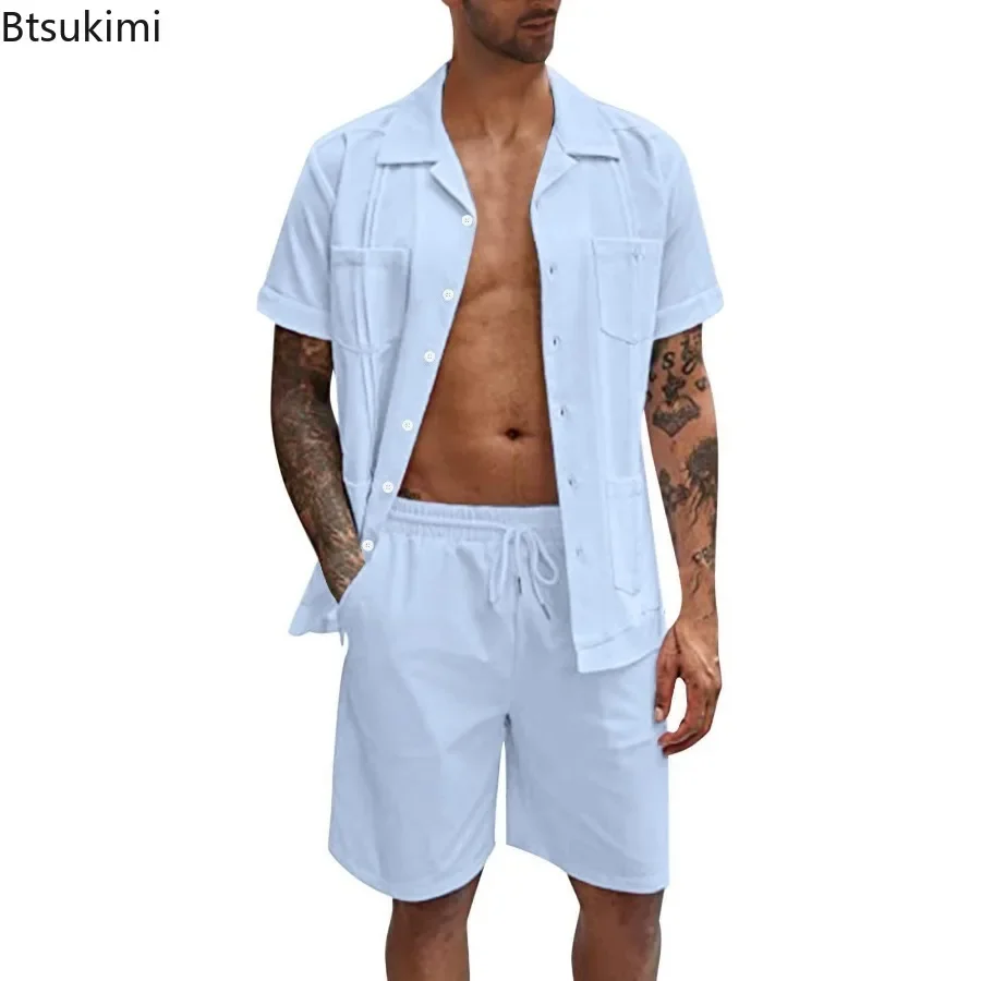 New Men's Summer Casual Sport  – Short Linen Drawstring recenzja i cena
