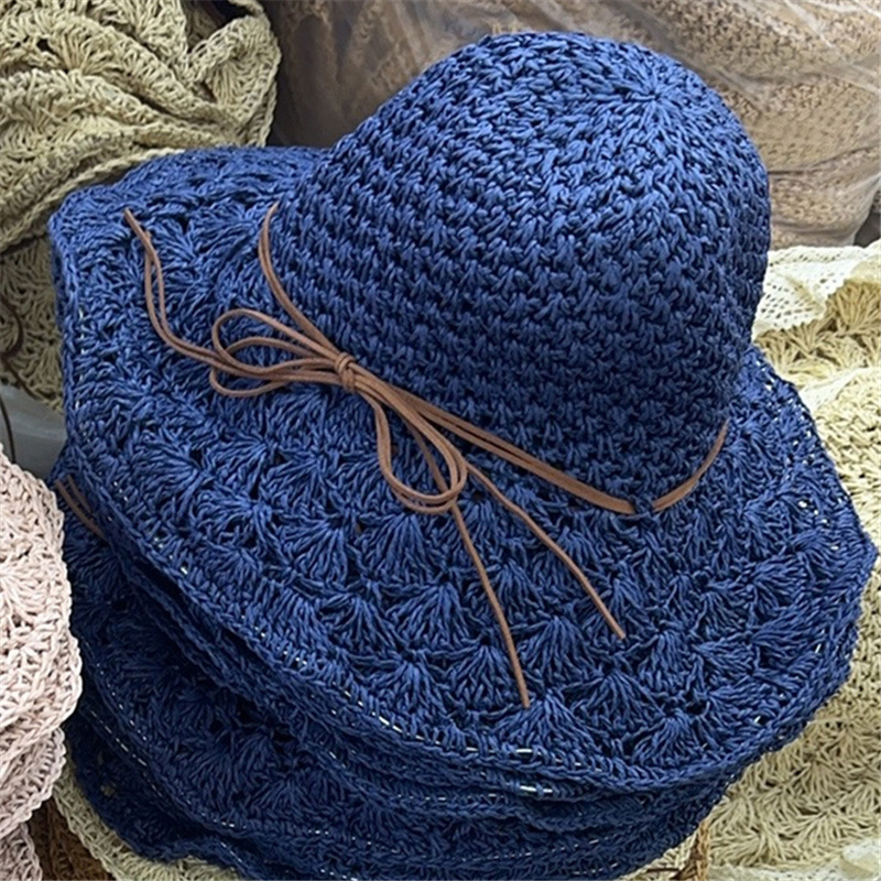 Handwoven Straw Sun Hat – Wome – Bucket Hat Straw recenzja i cena
