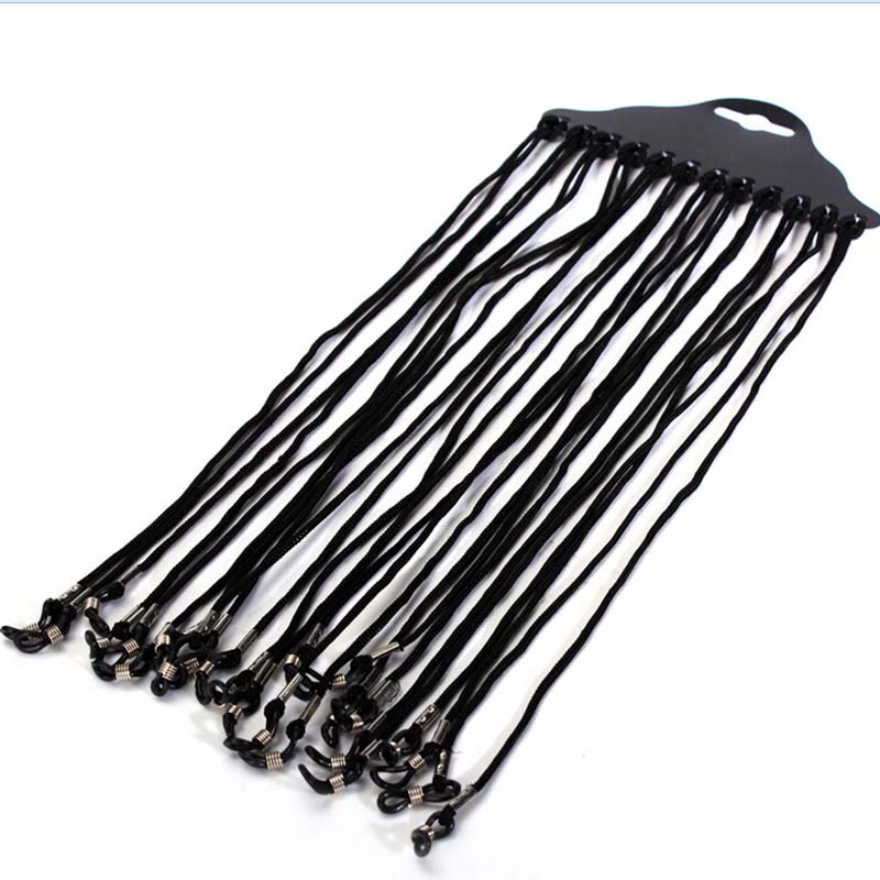 12pcs/set Black Nylon Cord Eye – Sunglass Retainer Cord recenzja i cena