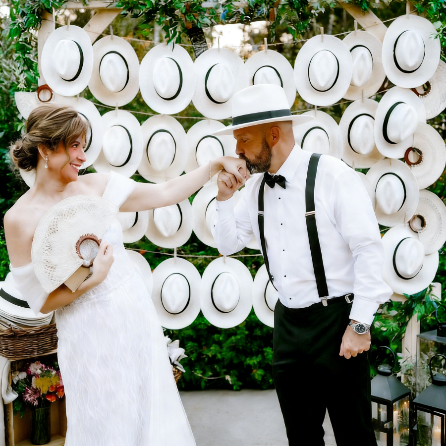 6-48PACK Wedding Straw Fedora  – Bucket Hat Straw recenzja i cena