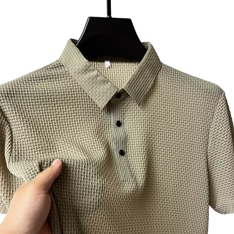 Summer New Men's Lop-up Hollow – Polo Shirt Pique recenzja i cena