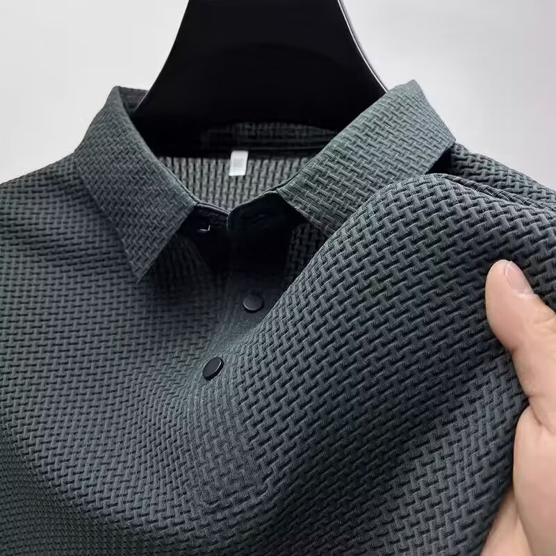 Summer New Men's Lop-up Hollow – Polo Shirt Pique recenzja i cena