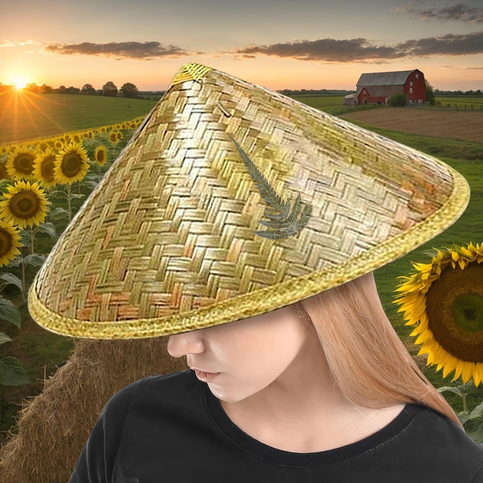 Chinese Straw Hat Handmade Rat – Bucket Hat Straw recenzja i cena