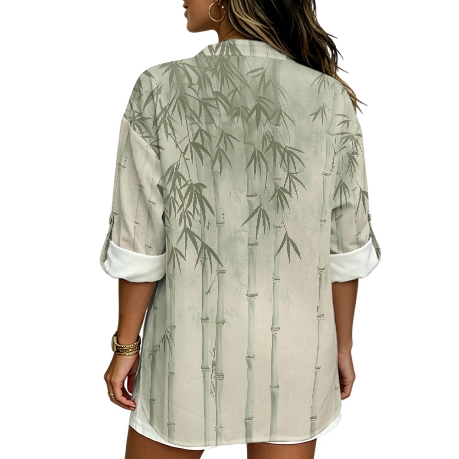 INSTANTARTS Women'S Linen V-Ne – Linen Shirt Breathable recenzja i cena