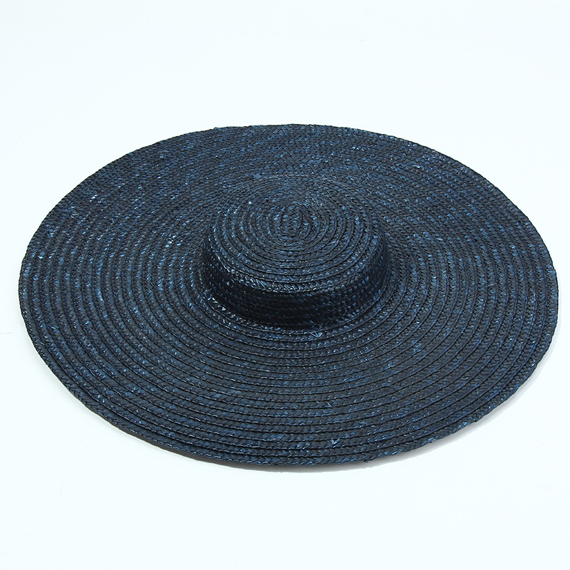15cm Wide Brim Straw Hat Flat  – Bucket Hat Straw recenzja i cena