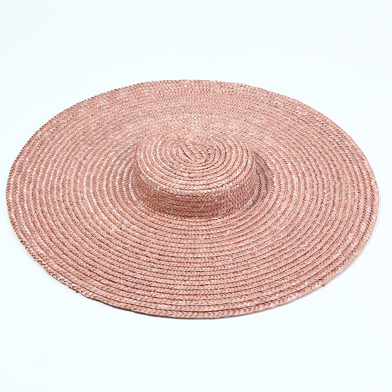 15cm Wide Brim Straw Hat Flat  – Bucket Hat Straw recenzja i cena