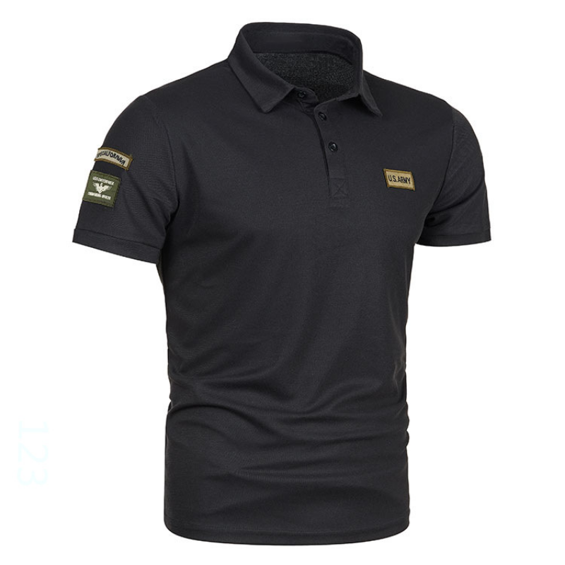 Korean Solid Color Men's Polo  – Polo Shirt Pique recenzja i cena