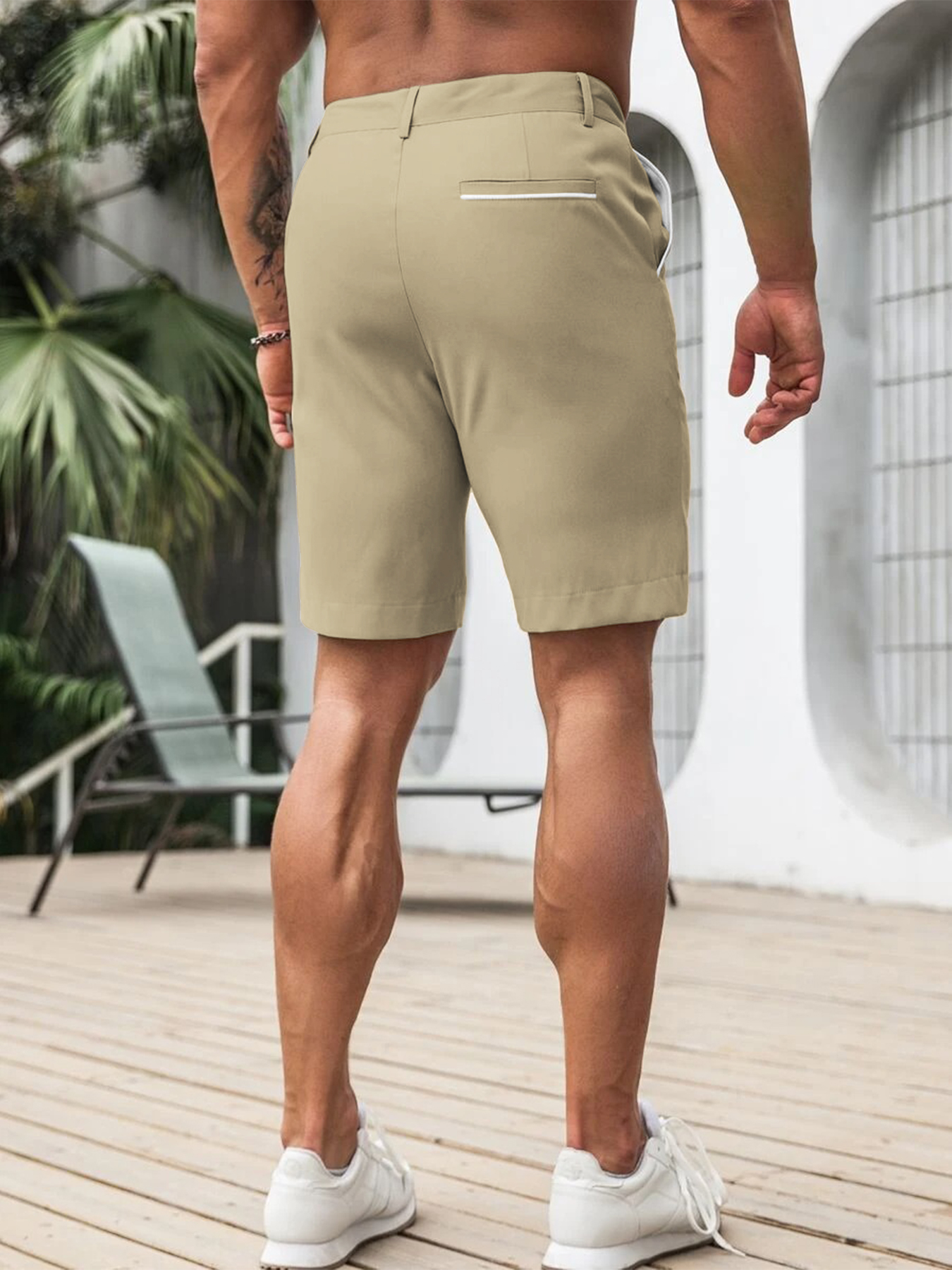 Men Fashion Slim Fit Chino Sho – Shorts Chino Slim recenzja i cena