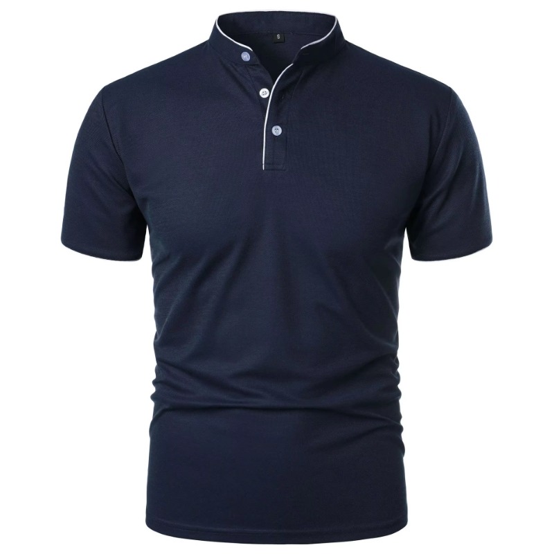 New Men's Short Sleeve Collar  – Polo Shirt Pique recenzja i cena