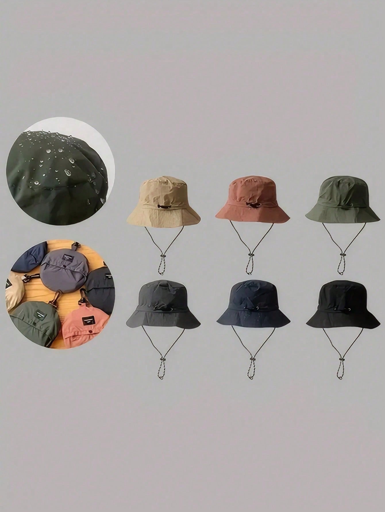 1 Pc Waterproof Bucket Hat, Fo – Packable Hat Nylon recenzja i cena