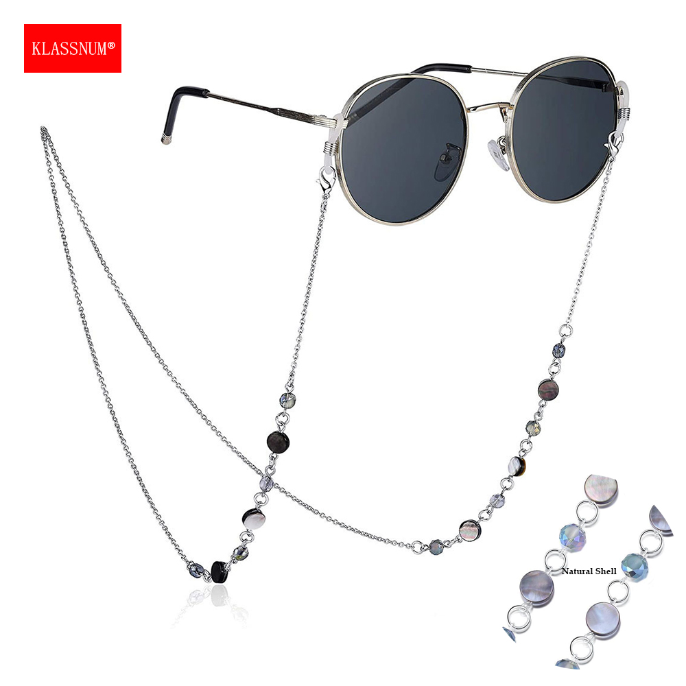 KLASSNUM Women Natural Shell C – Sunglass Retainer Cord recenzja i cena