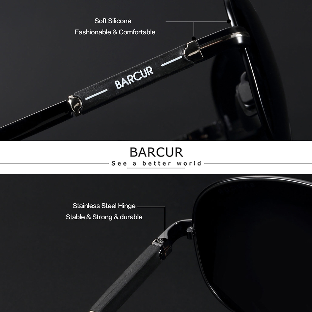 BARCUR Polarized Mens Sunglass – Sunglasses Aviator Polarized recenzja i cena