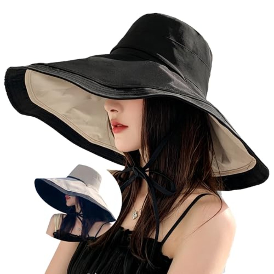 Extra Wide-Brim Sun Hats Women – Packable Hat Nylon recenzja i cena
