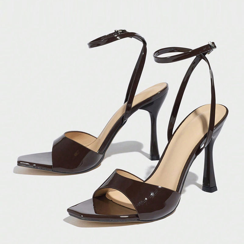 Liyke New Fashion Square Open  – Casual Sandal Leather recenzja i cena