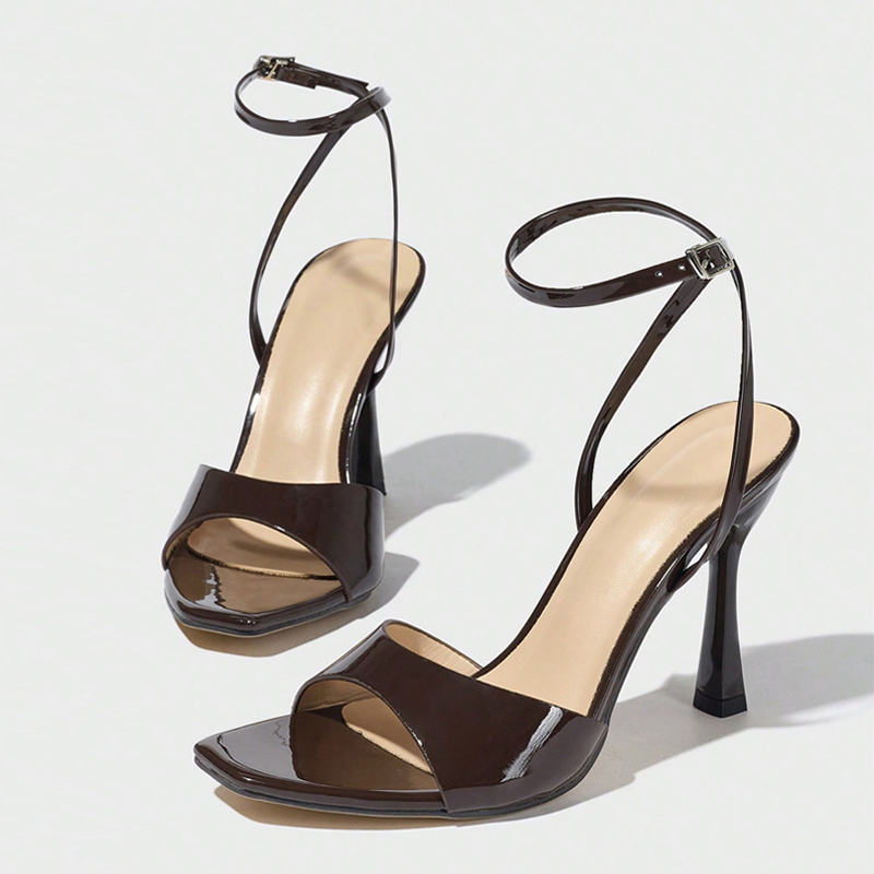 Liyke New Fashion Square Open  – Casual Sandal Leather recenzja i cena