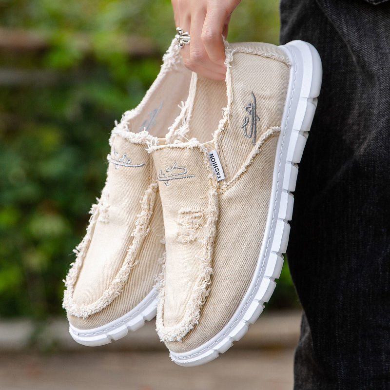 Canvas Shoes For Mens Summer B – Espadrille Slip On recenzja i cena