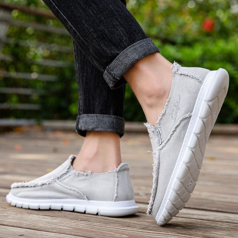 Canvas Shoes For Mens Summer B – Espadrille Slip On recenzja i cena