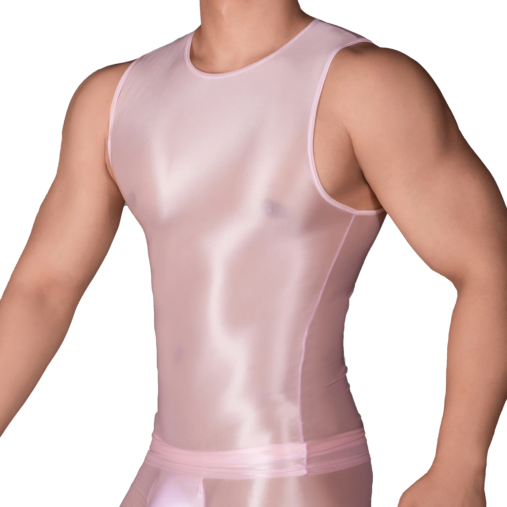 Solid Color Men's Slim Smooth  – Tank Top Muscle recenzja i cena
