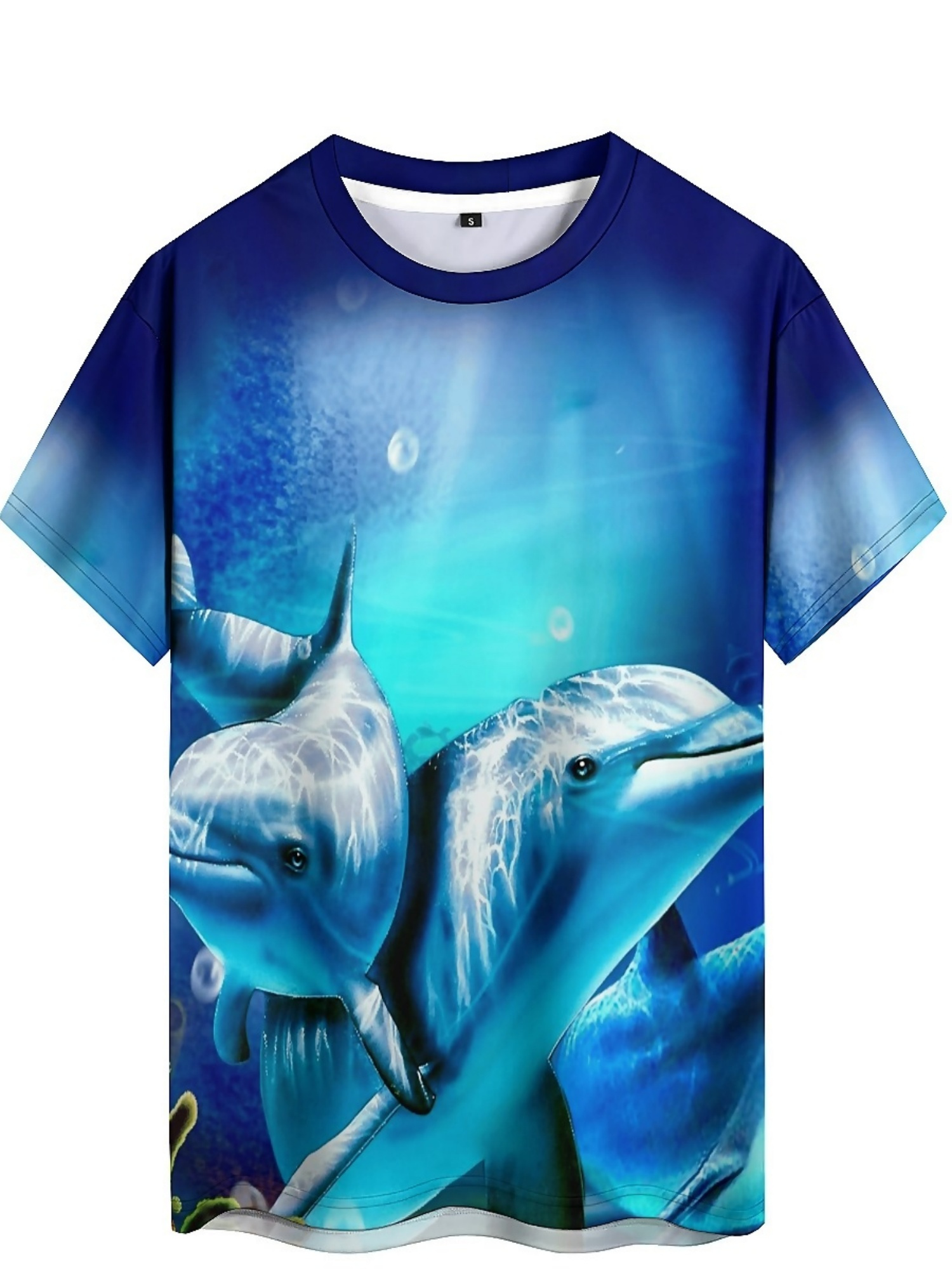 Men'S Ocean Animal Dolphin Pri – Tee Graphic Print recenzja i cena
