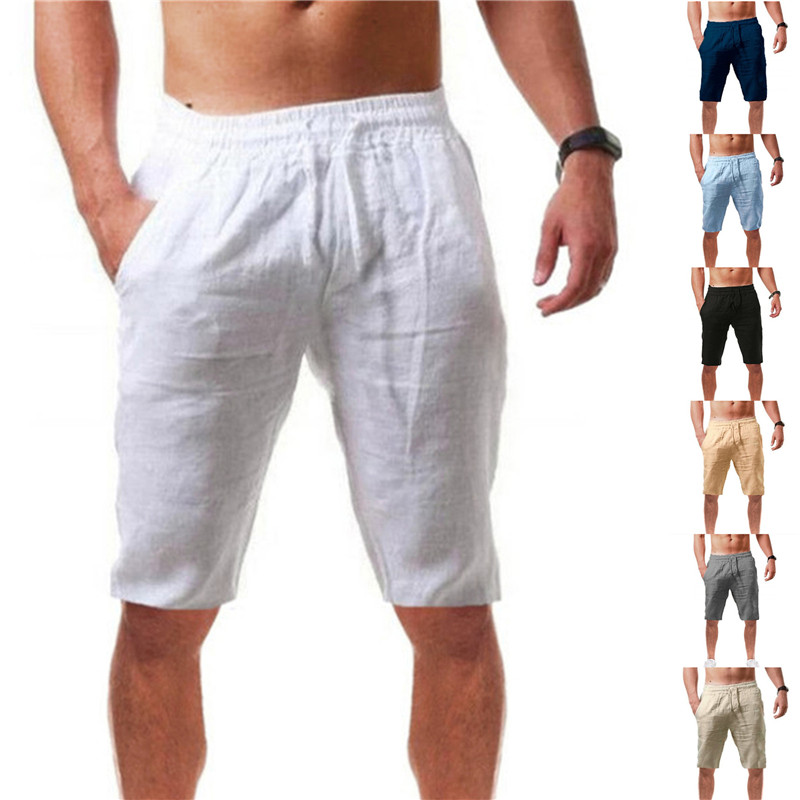 2026 new Men's Cotton Shorts P – Short Linen Drawstring recenzja i cena