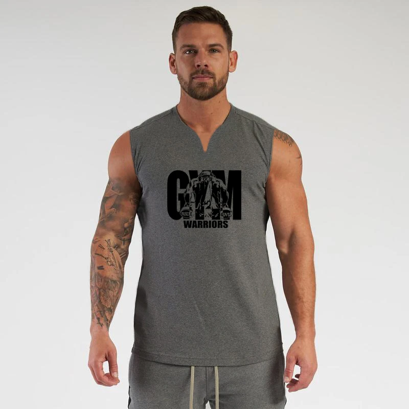 Summer Running V Neck Vests Gy – Tank Top Muscle recenzja i cena
