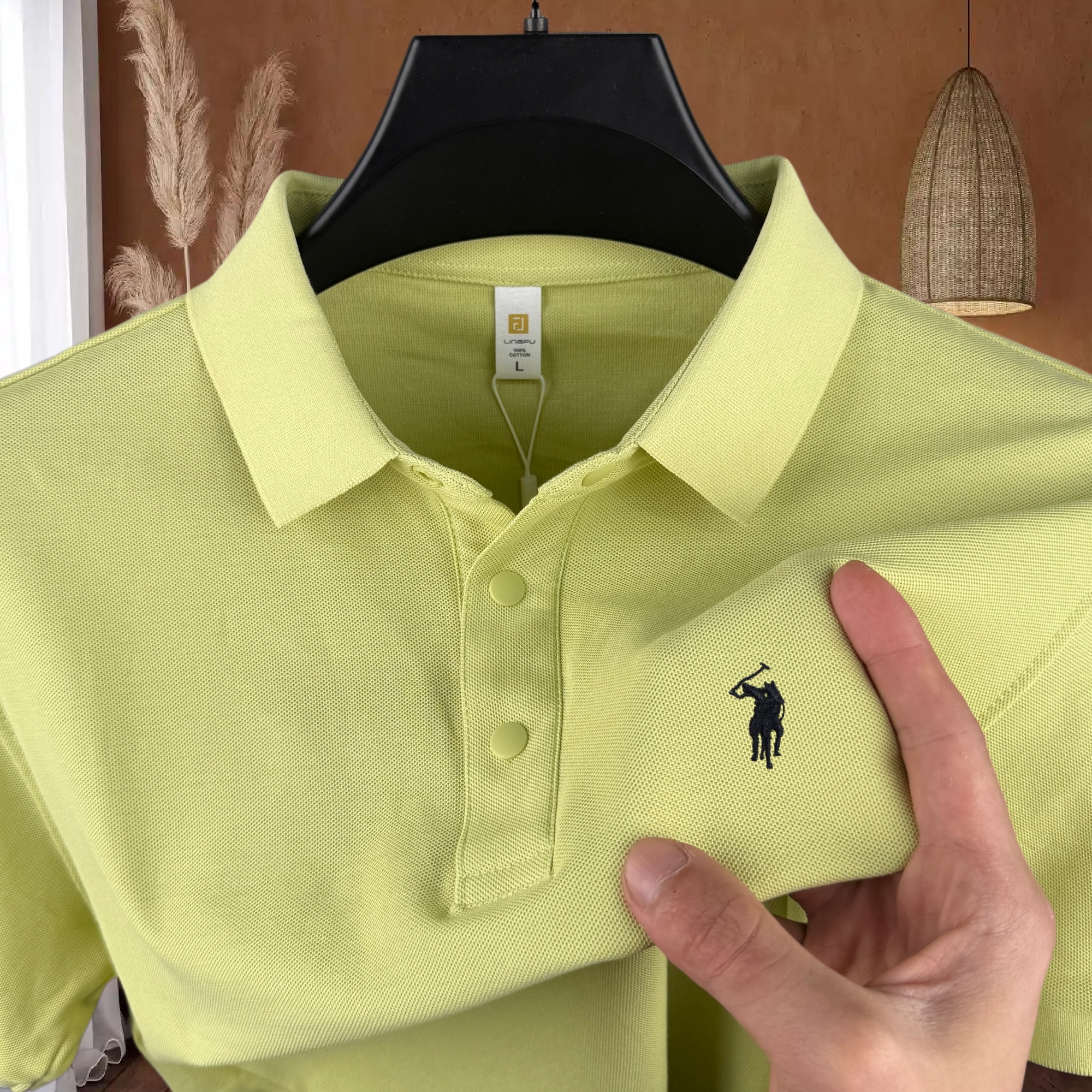 100% pure cotton high-end bran – Polo Shirt Pique recenzja i cena