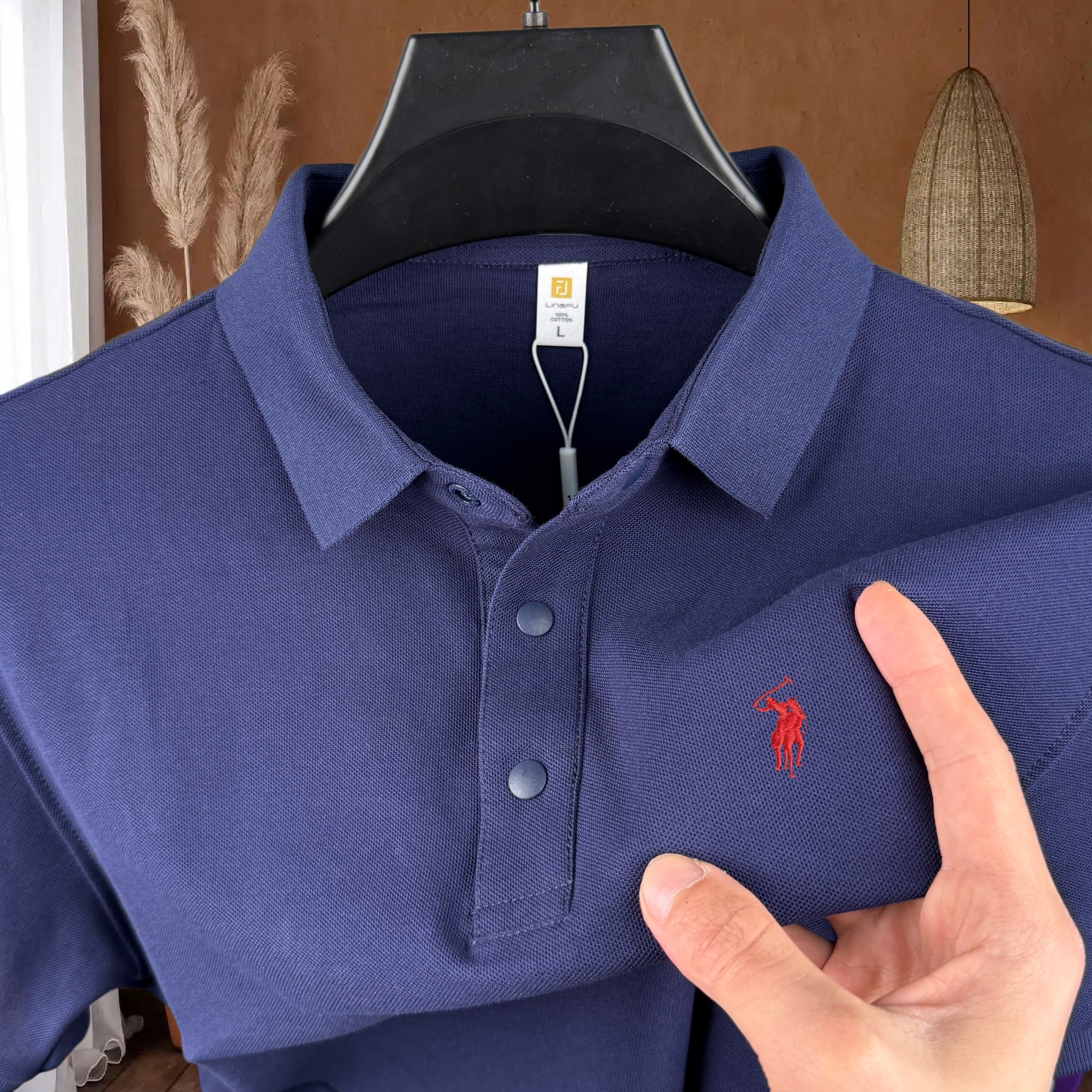 100% pure cotton high-end bran – Polo Shirt Pique recenzja i cena