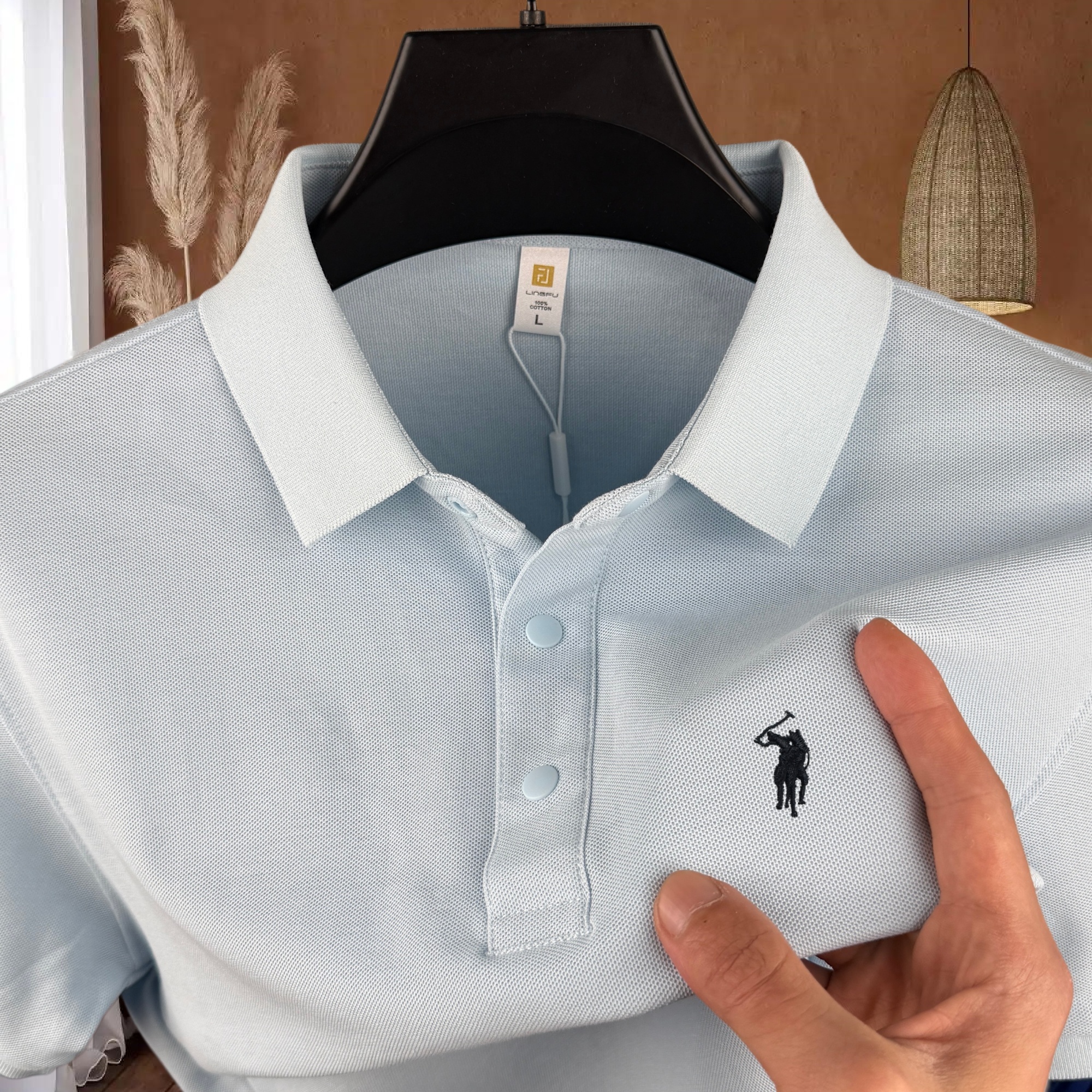 100% pure cotton high-end bran – Polo Shirt Pique recenzja i cena