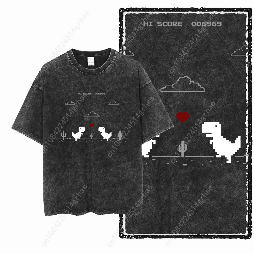 ZH DINO GAME THEME Printed Cot – Tee Graphic Print recenzja i cena