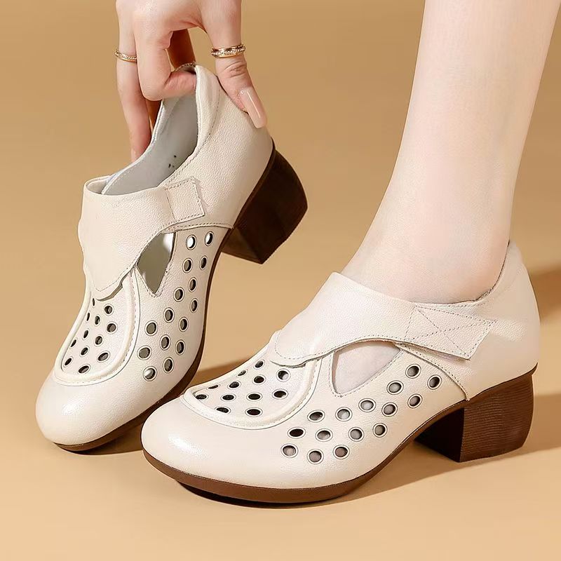 Women's Summer New Leather Hol – Casual Sandal Leather recenzja i cena