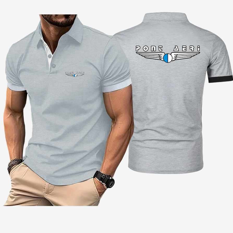 Disco Logo Pont Aeri CH Men's  – Polo Shirt Pique recenzja i cena