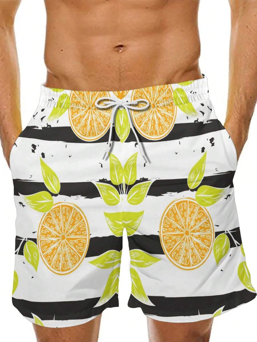 Mens Loose Fit Swim Trunks Wit – Swim Trunk Quick Dry recenzja i cena