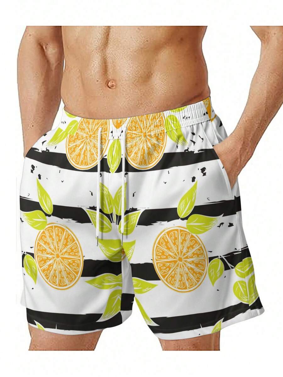 Mens Loose Fit Swim Trunks Wit – Swim Trunk Quick Dry recenzja i cena