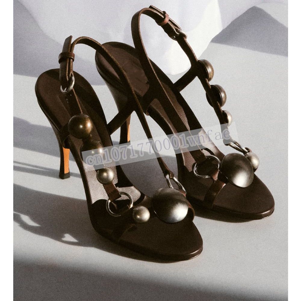 Women Brown Leather Slingback  – Casual Sandal Leather recenzja i cena