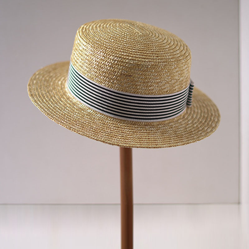 Wide Brim Boater Hats Flat Top – Bucket Hat Straw recenzja i cena