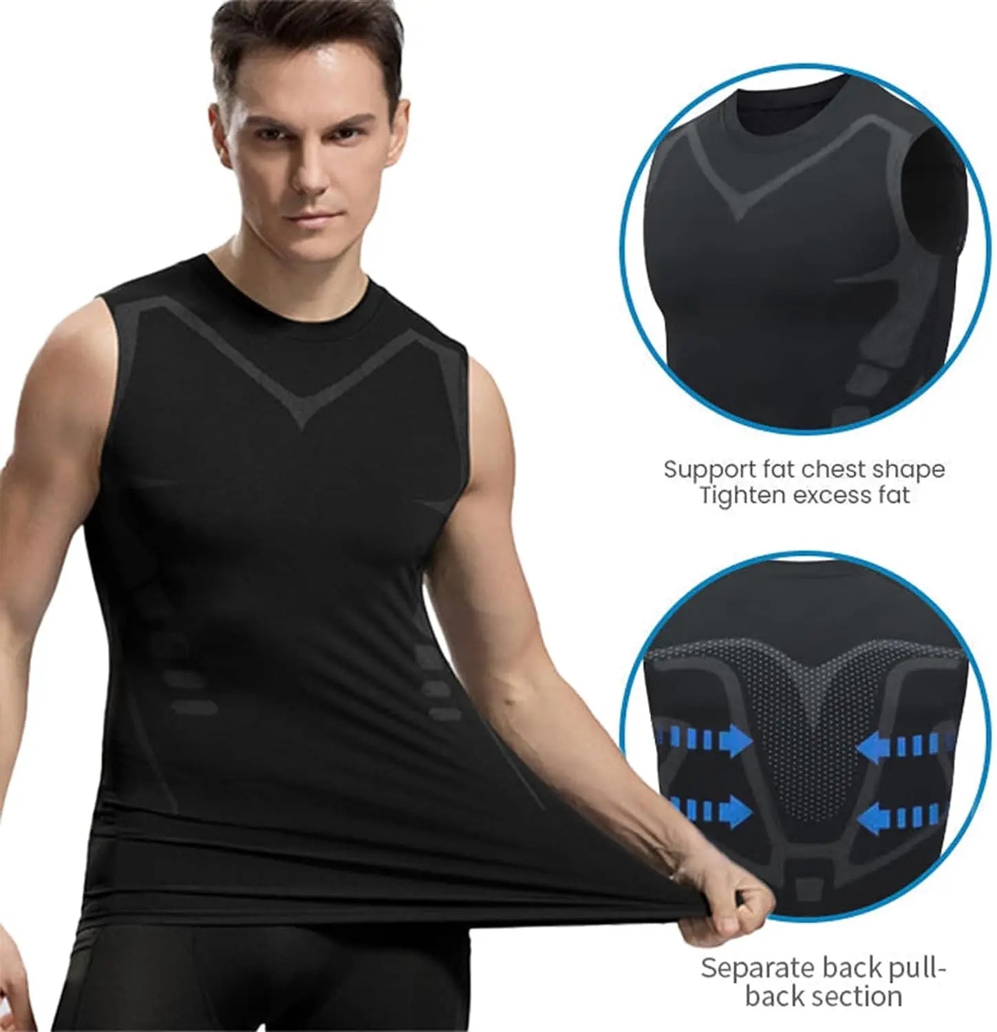 Compression Tank Top Mens Gym  – Tank Top Muscle recenzja i cena