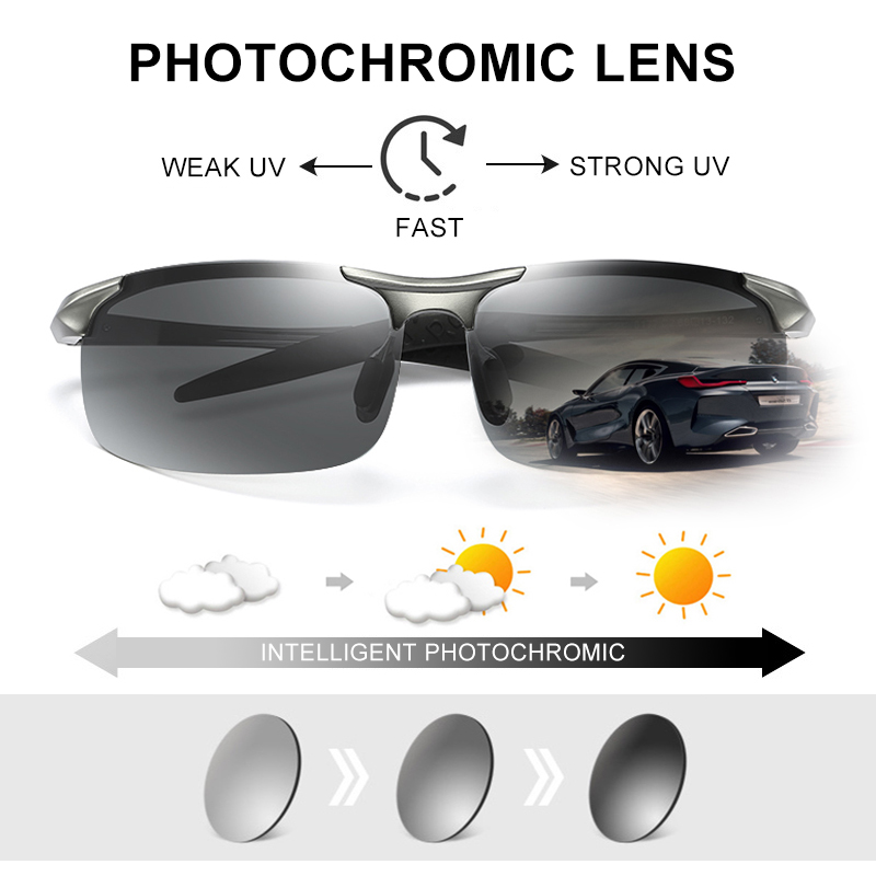 CLLOIO Aluminum Photochromic S – Sunglasses Aviator Polarized recenzja i cena