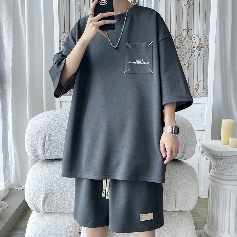 Men's Casual 2-Piece Sportswea – Shirt Camp Collar recenzja i cena
