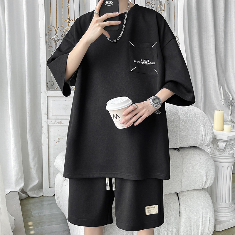 Men's Casual 2-Piece Sportswea – Shirt Camp Collar recenzja i cena