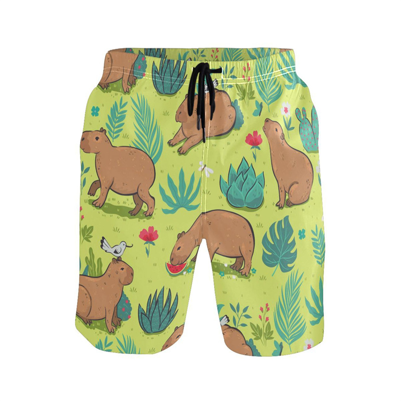 Cartoon Animal 3d Print Capyba – Trunks Board Surf recenzja i cena